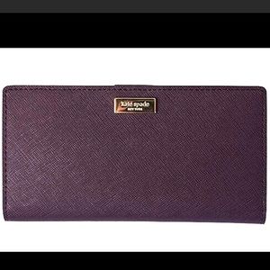 Kate Spade maroon wallet